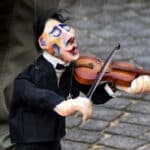 musicien en marionnette