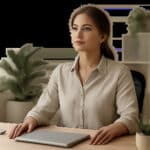 Une pause de respiration lente au bureau pour réduire la tension et retrouver un rythme plus stable. La cohérence cardiaque s’intègre facilement à une routine de récupération active.